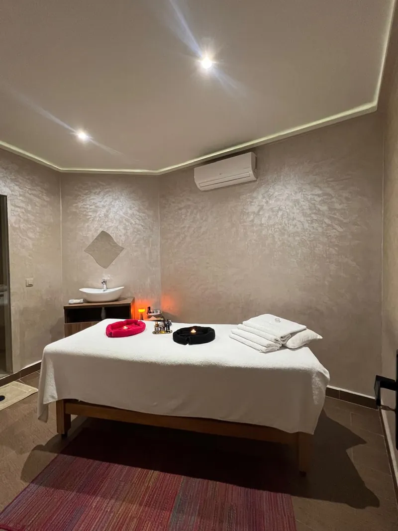 Cabine hammam et soin chez H2O Spa Casablanca