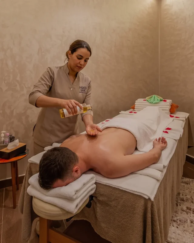 Massage à l’huile d’argan – H2O Spa Casablanca